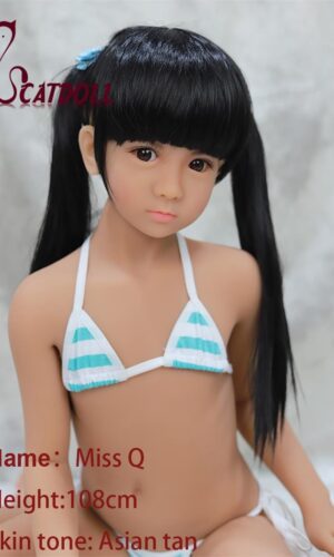 CATONLY & CAT DOLL Q 108cm Asian tone Mini Sex Doll – Petite TPE Body with Realistic Features