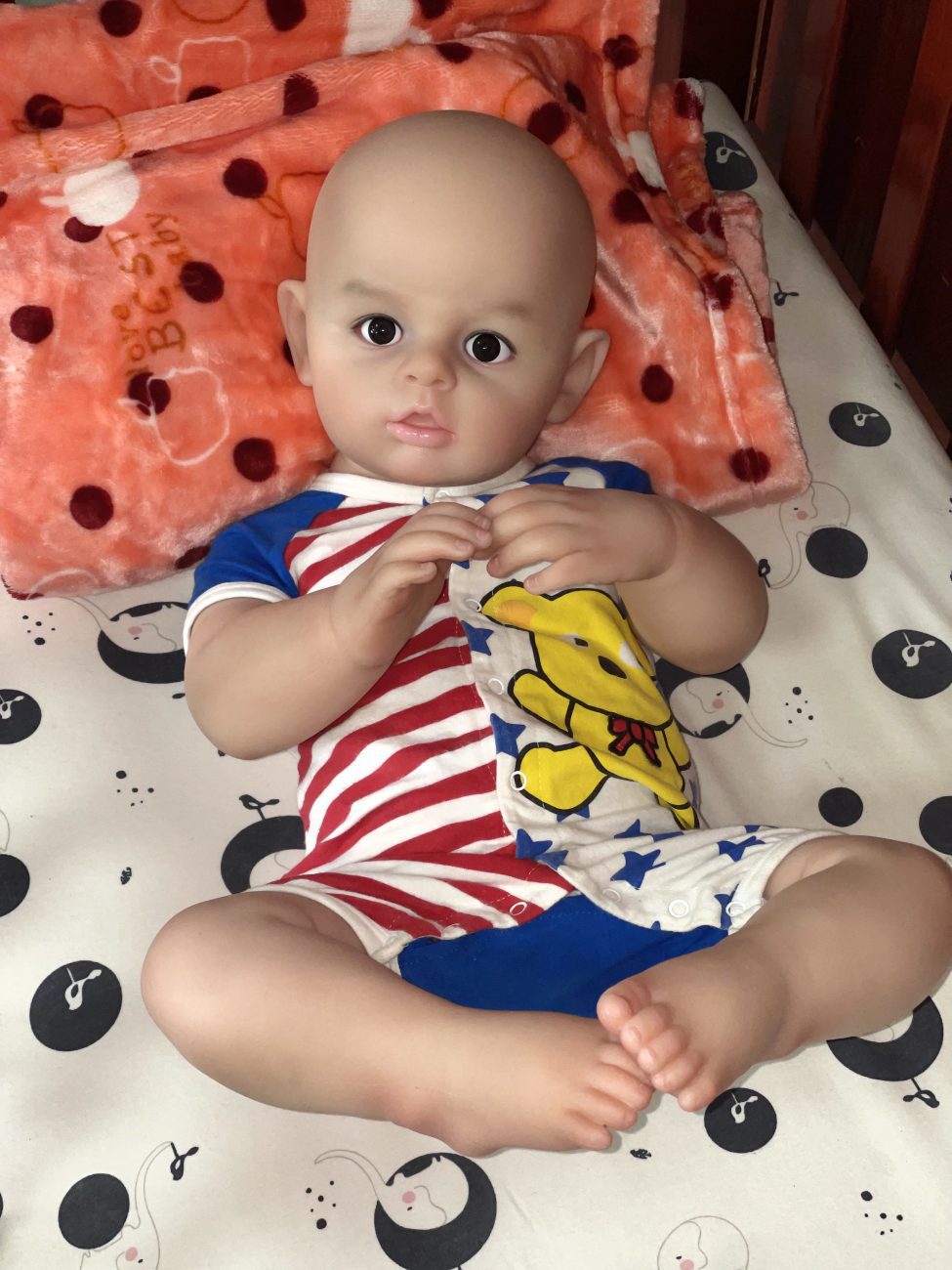 CATONLY & CAT DOLL 66cm Baby Boy Silicone Doll – Lifelike Newborn Style - Image 4