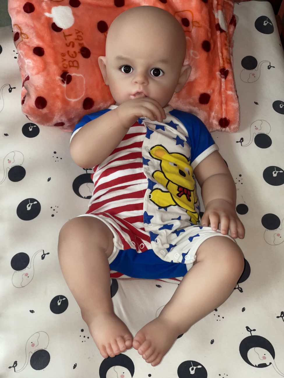 CATONLY & CAT DOLL 66cm Baby Boy Silicone Doll – Lifelike Newborn Style