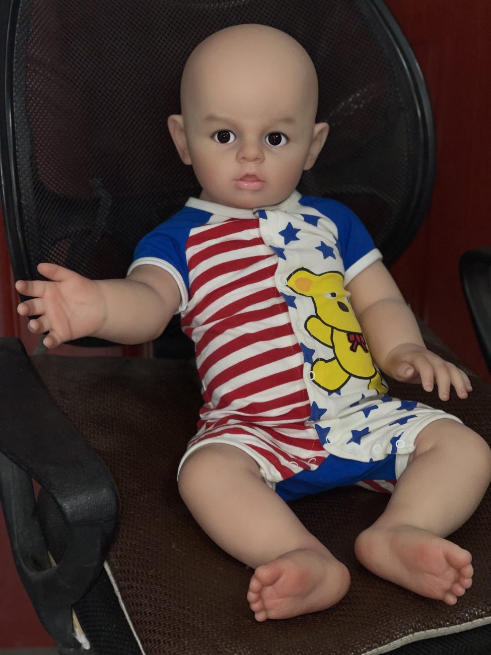 CATONLY & CAT DOLL 66cm Baby Boy Silicone Doll – Lifelike Newborn Style - Image 6