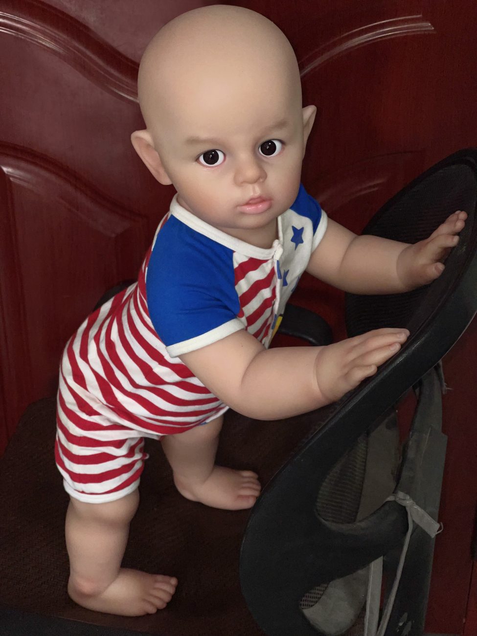 CATONLY & CAT DOLL 66cm Baby Boy Silicone Doll – Lifelike Newborn Style - Image 7