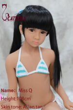 CATONLY & CAT DOLL Q 108cm Asian tone Mini Sex Doll – Petite TPE Body with Realistic Features